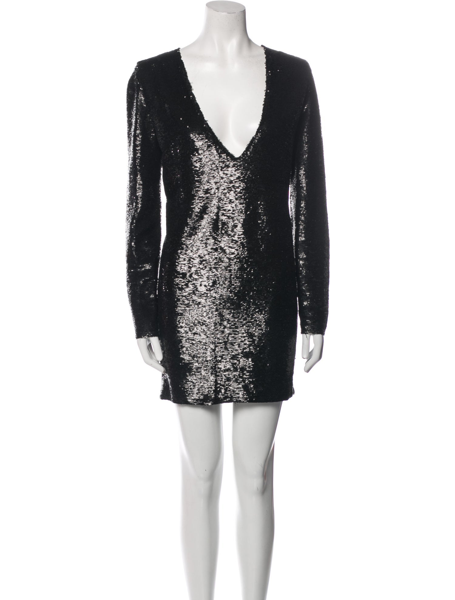 Iro V-Neck Mini Dress