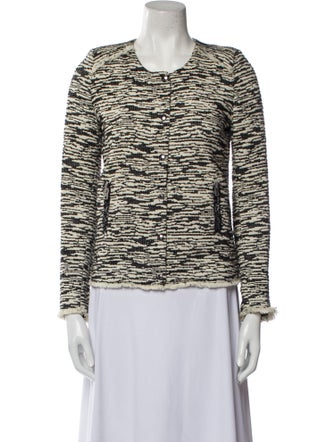 Iro Tweed Pattern Jacket