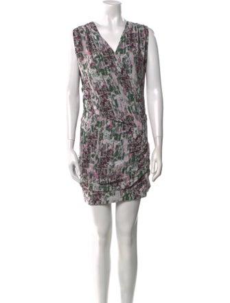 Iro Printed Mini Dress