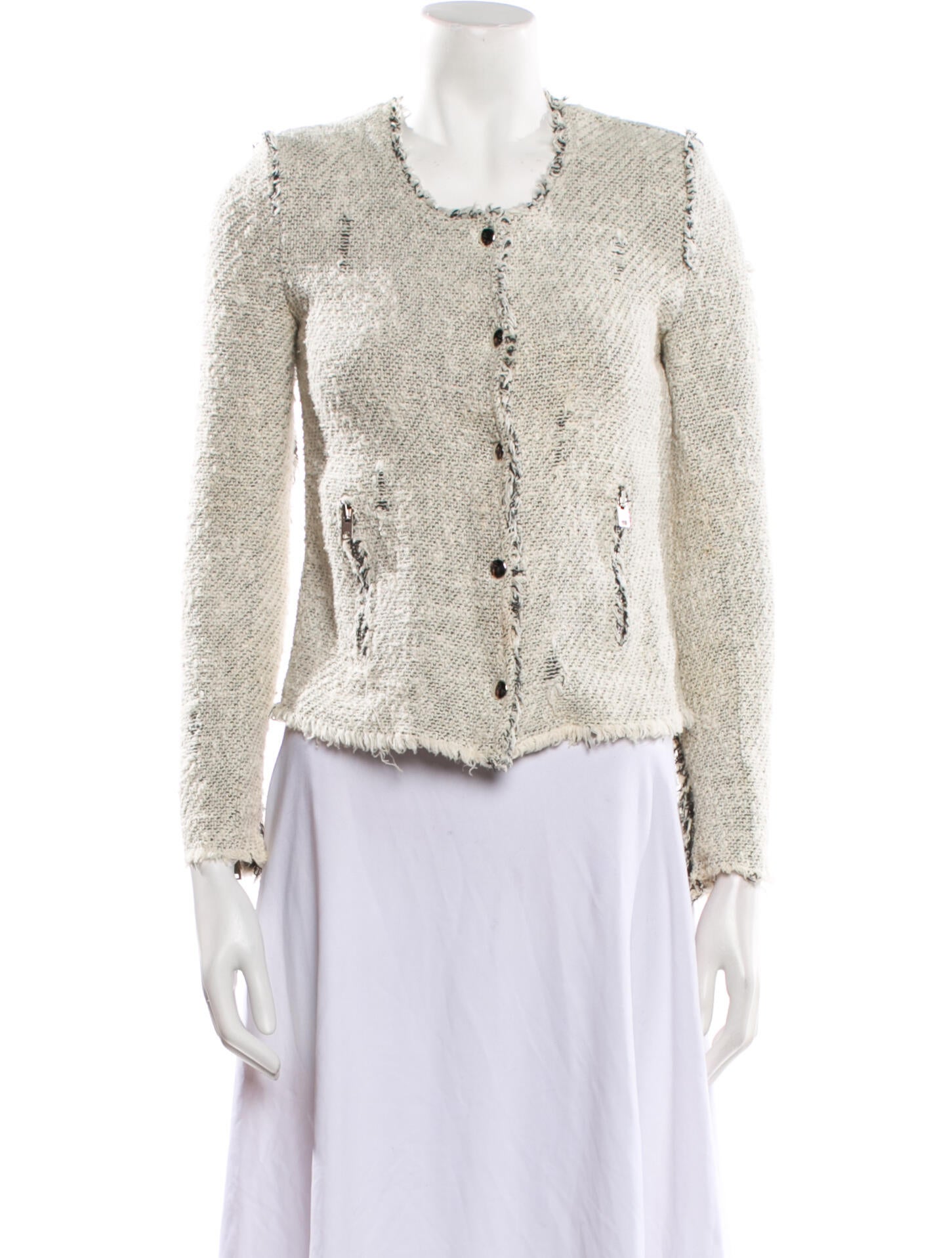 Iro Tweed Pattern Jacket