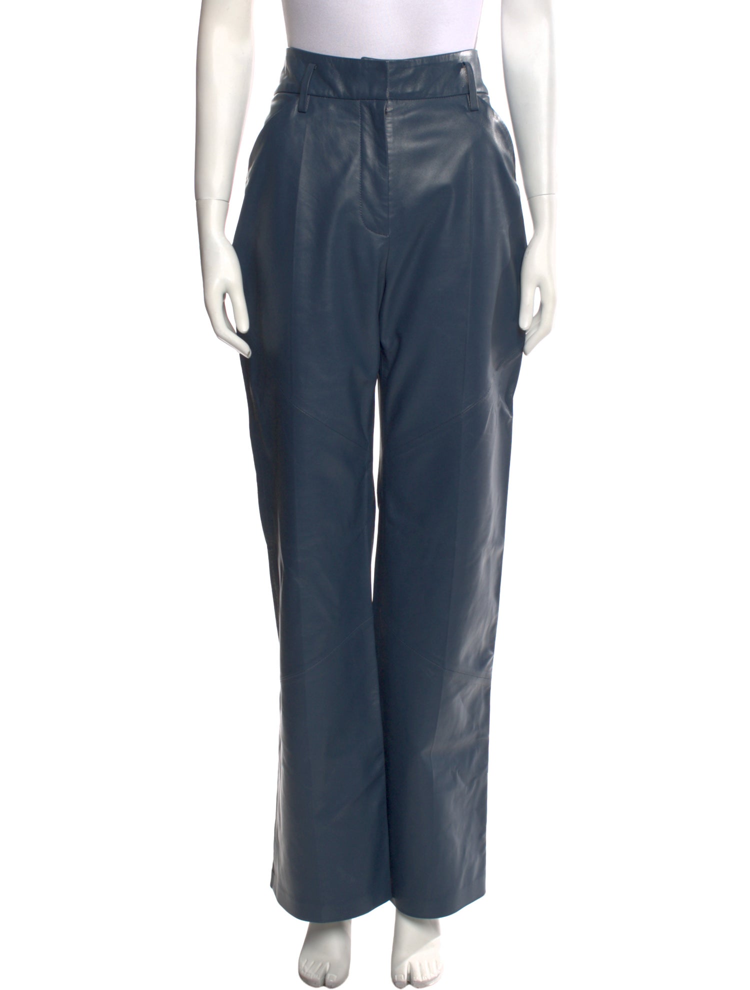 Iro Lamb Leather Wide Leg Pants w/ Tags