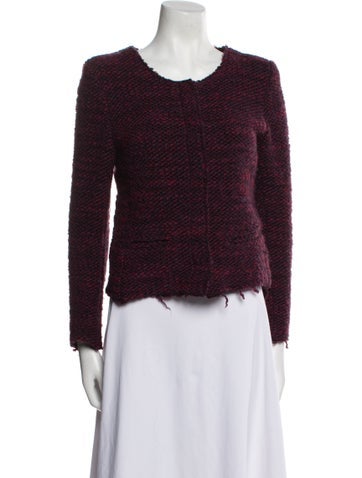 Iro Jackets Wool Tweed Pattern Jacket S