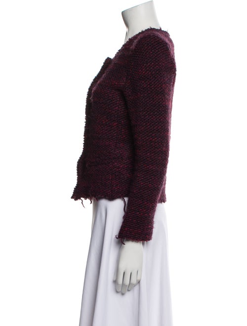 Iro Wool Tweed Pattern Jacket