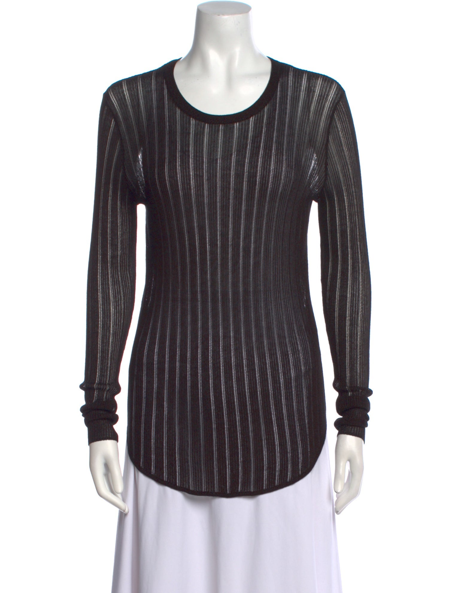 Iro Striped Scoop Neck Top