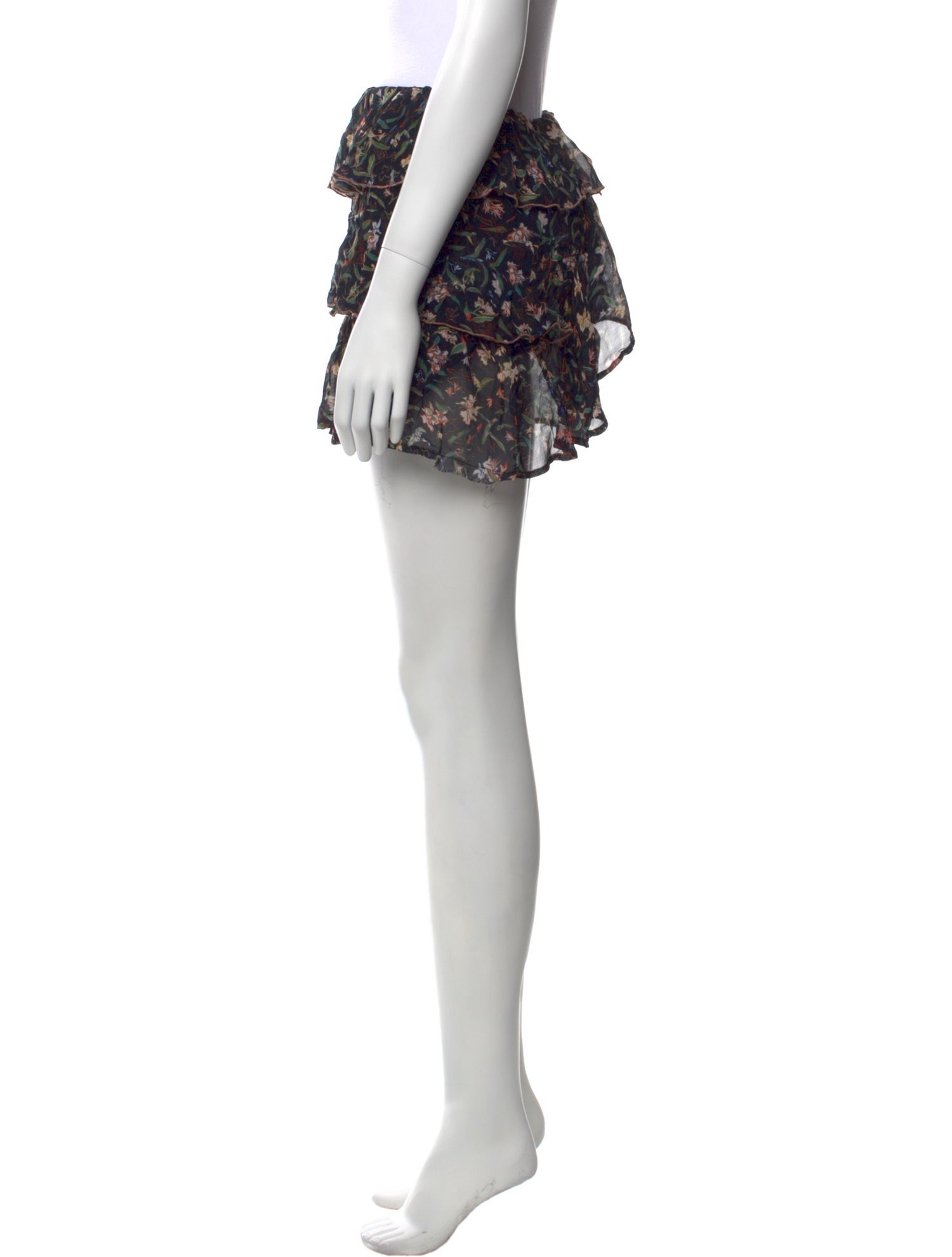 Iro Floral Print Mini Skirt