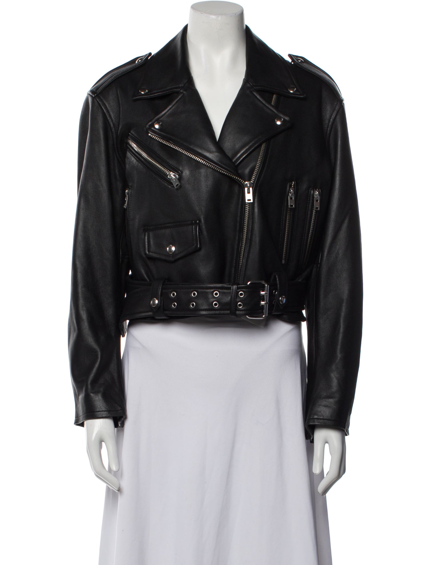 Iro Lamb Leather Biker Jacket