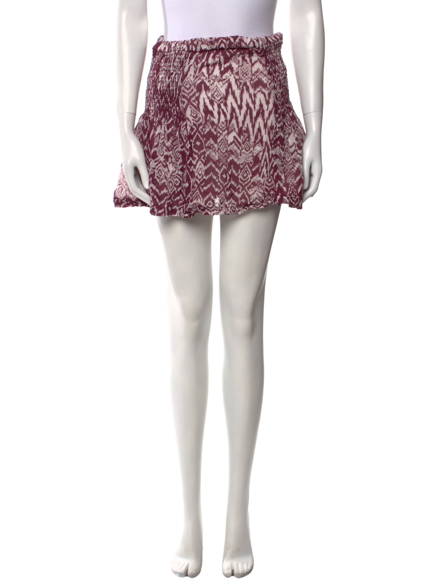 Iro Printed Mini Skirt