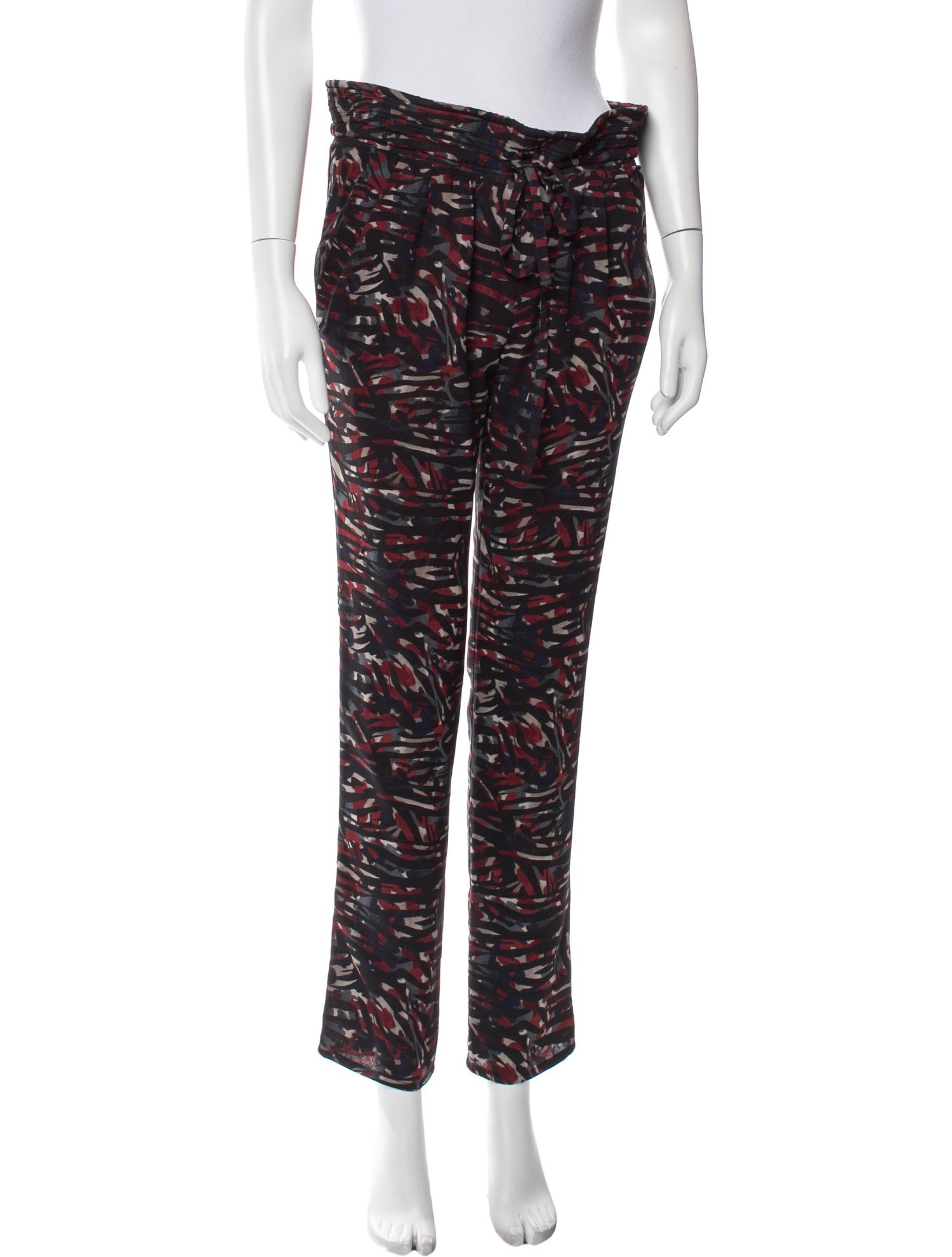 Iro Printed Straight Leg Pants