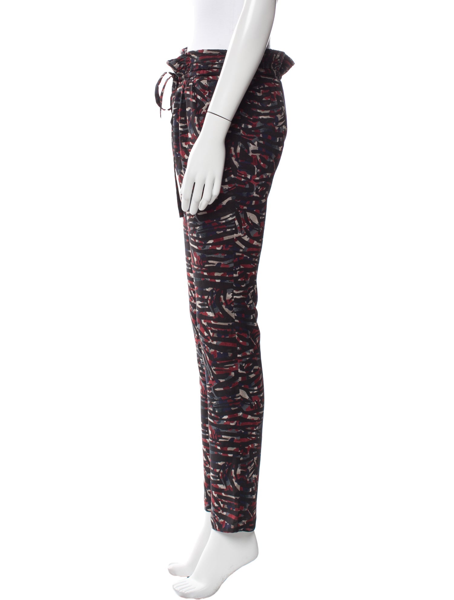 Iro Printed Straight Leg Pants
