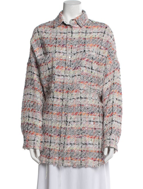 Iro Tweed Pattern Coat