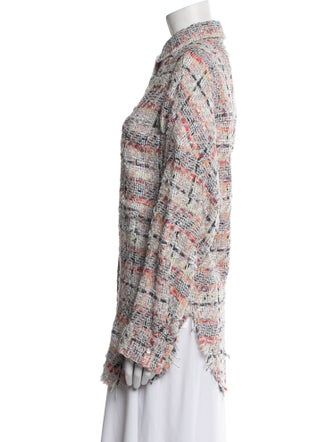 Iro Tweed Pattern Coat