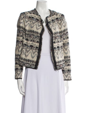 Iro Jackets Tweed Pattern Jacket XXL