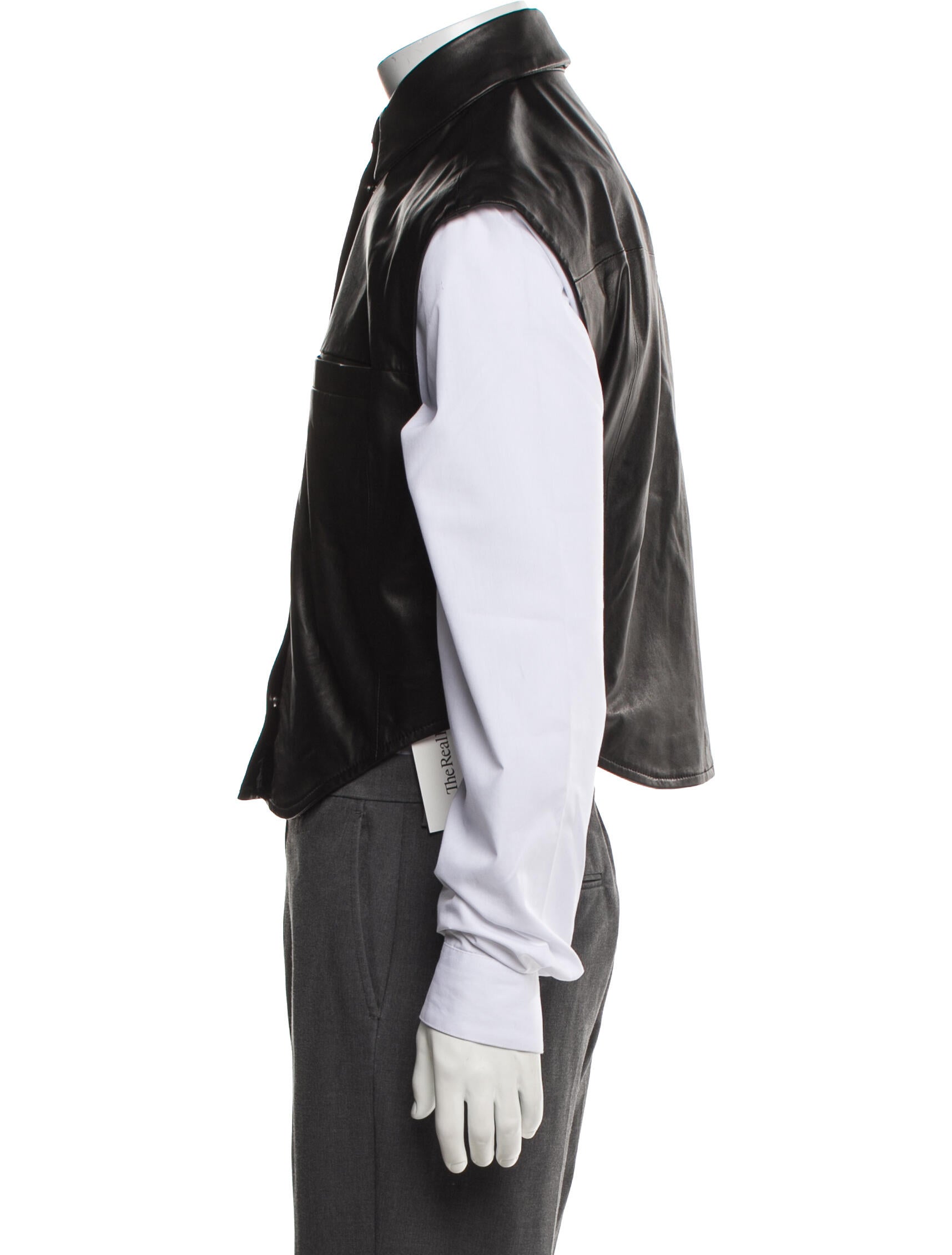 Iro Lamb Leather Long Sleeve Shirt w/ Tags