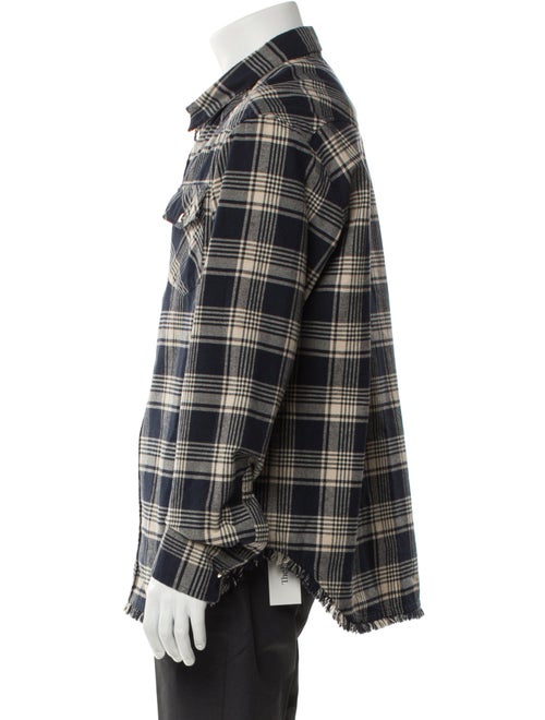 Iro Plaid Print Peacoat