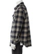 Iro Plaid Print Peacoat