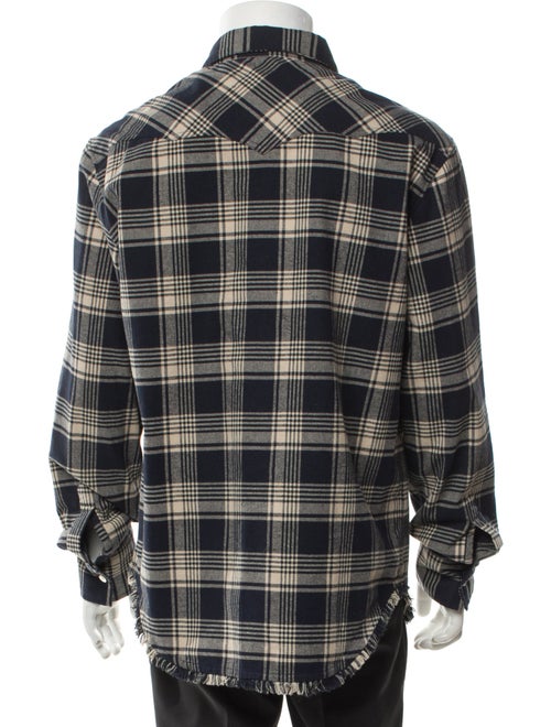 Iro Plaid Print Peacoat