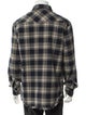 Iro Plaid Print Peacoat
