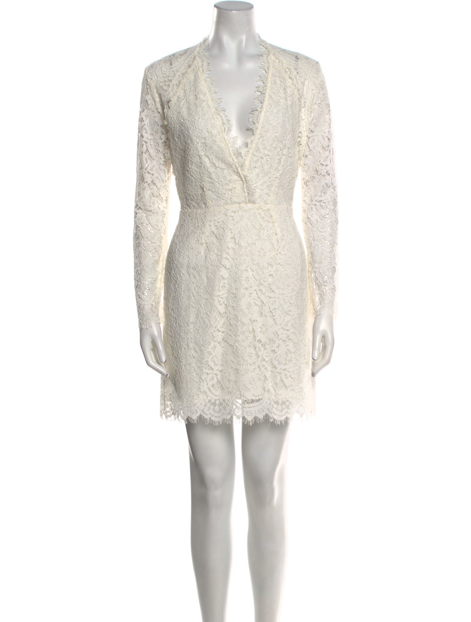 Iro Lace Pattern Mini Dress