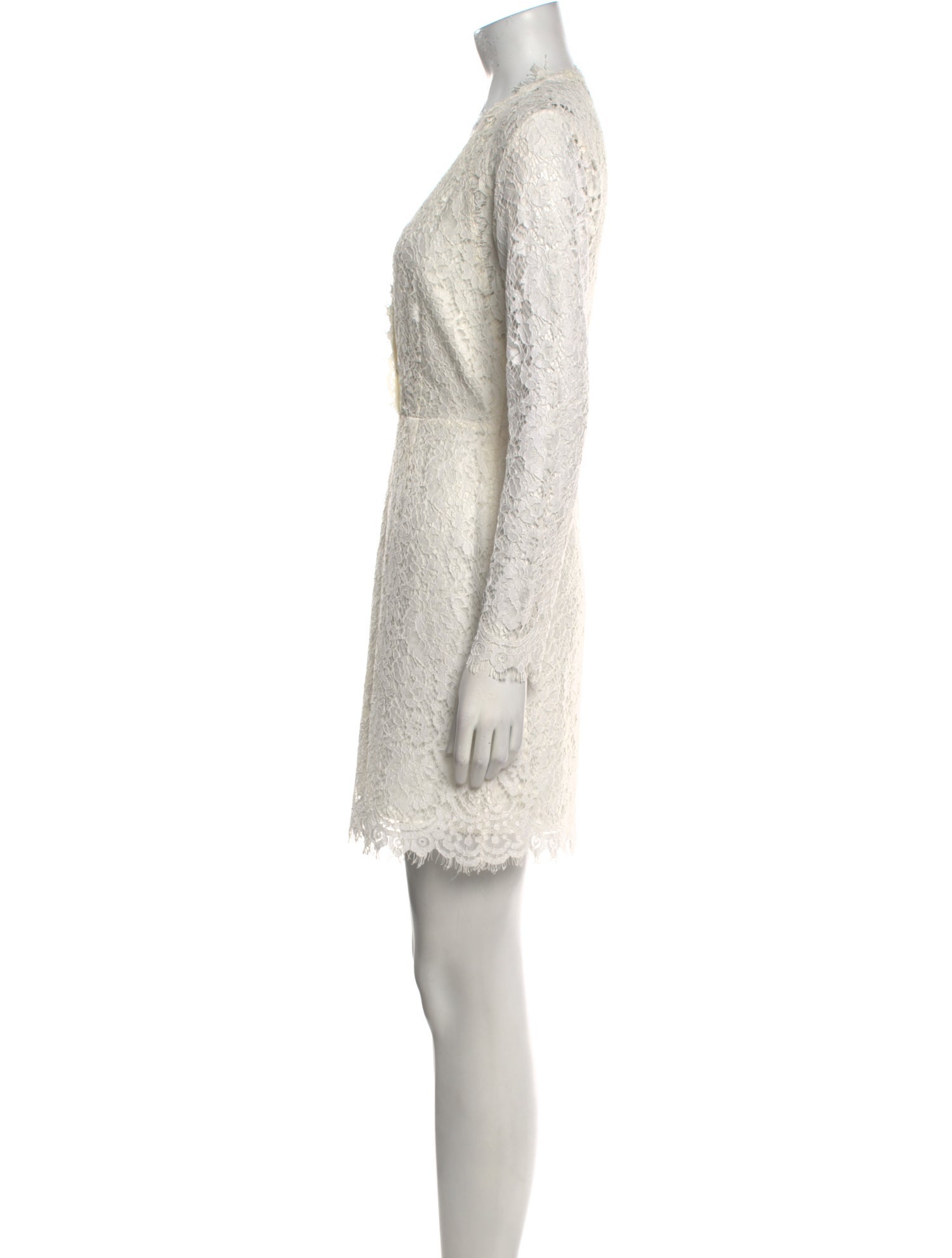 Iro Lace Pattern Mini Dress