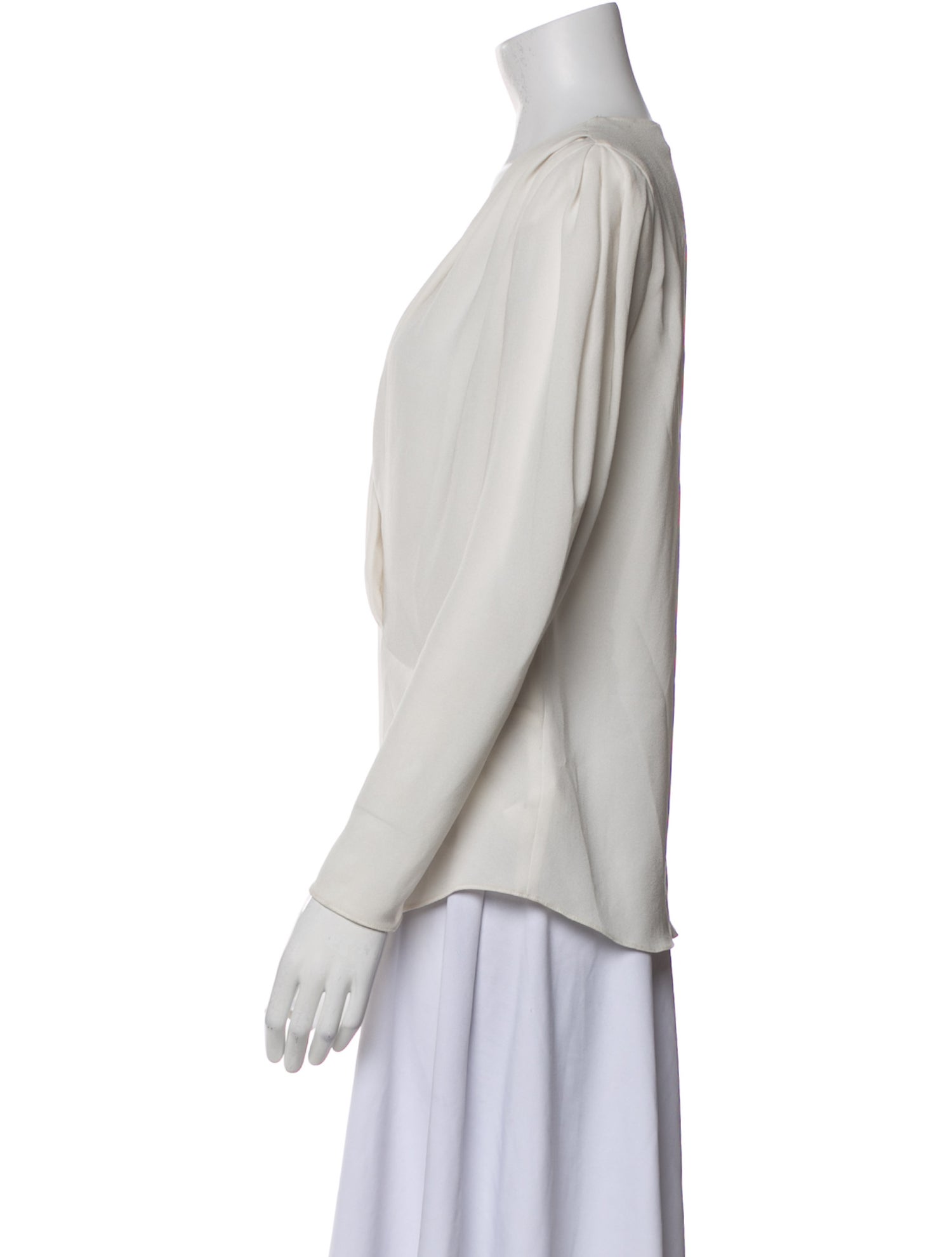 Iro V-Neck Long Sleeve Blouse