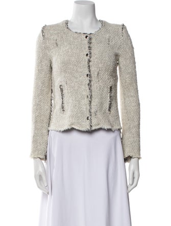 Iro Tweed Pattern Evening Jacket