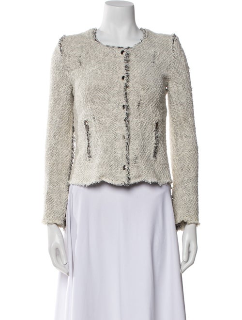 Iro Tweed Pattern Evening Jacket