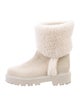Iro Suede Fur Trim Rain Boots