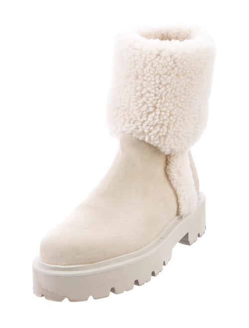 Iro Suede Fur Trim Rain Boots