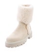 Iro Suede Fur Trim Rain Boots