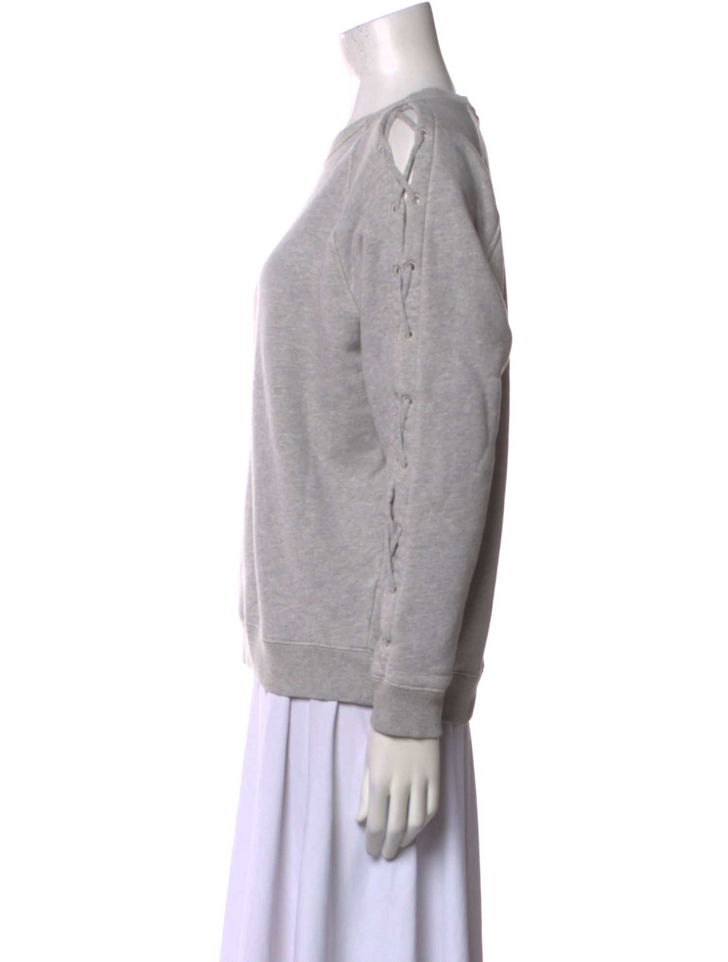 Iro Scoop Neck Long Sleeve Sweatshirt