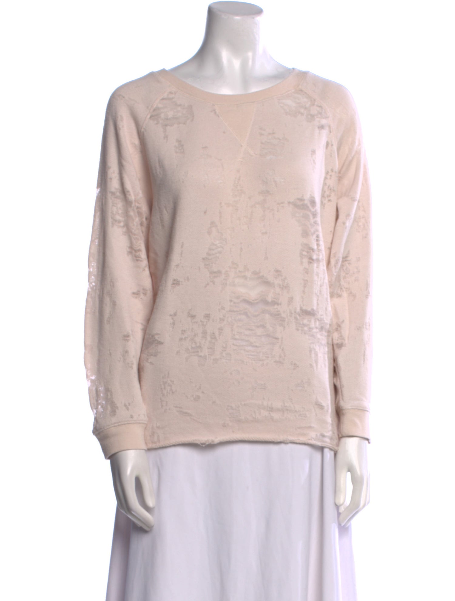 Iro Scoop Neck Long Sleeve Sweatshirt