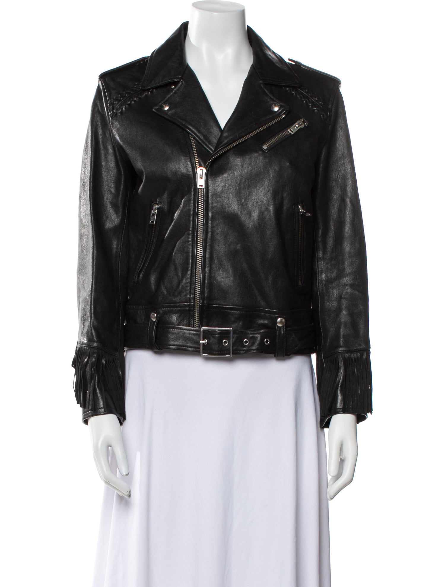 Iro Lamb Leather Biker Jacket