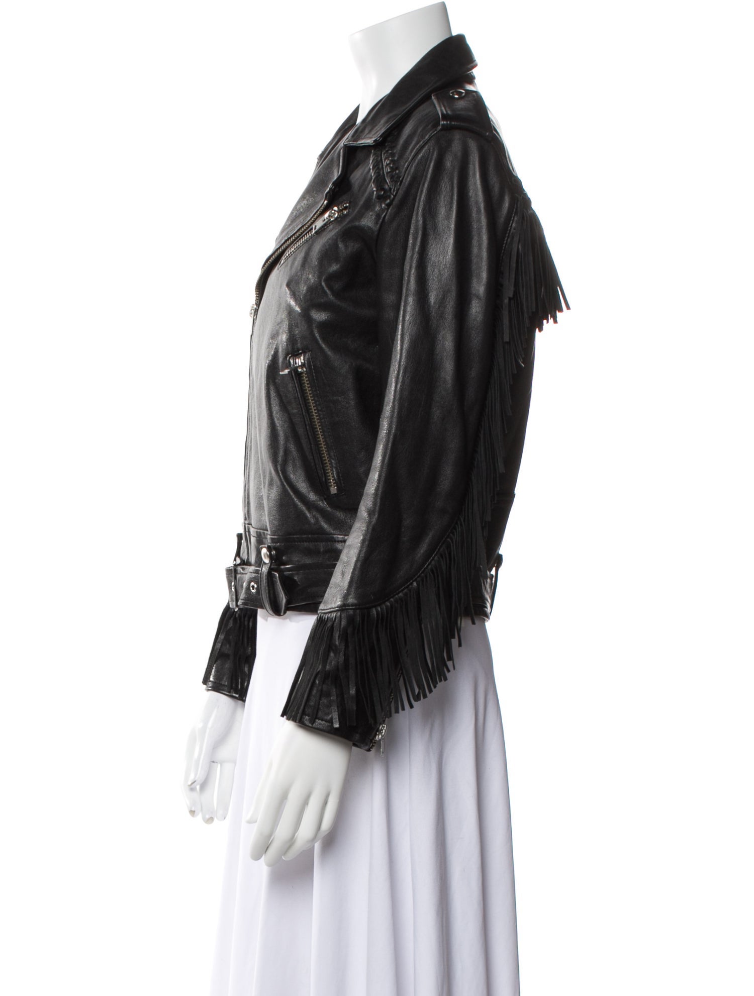 Iro Lamb Leather Biker Jacket