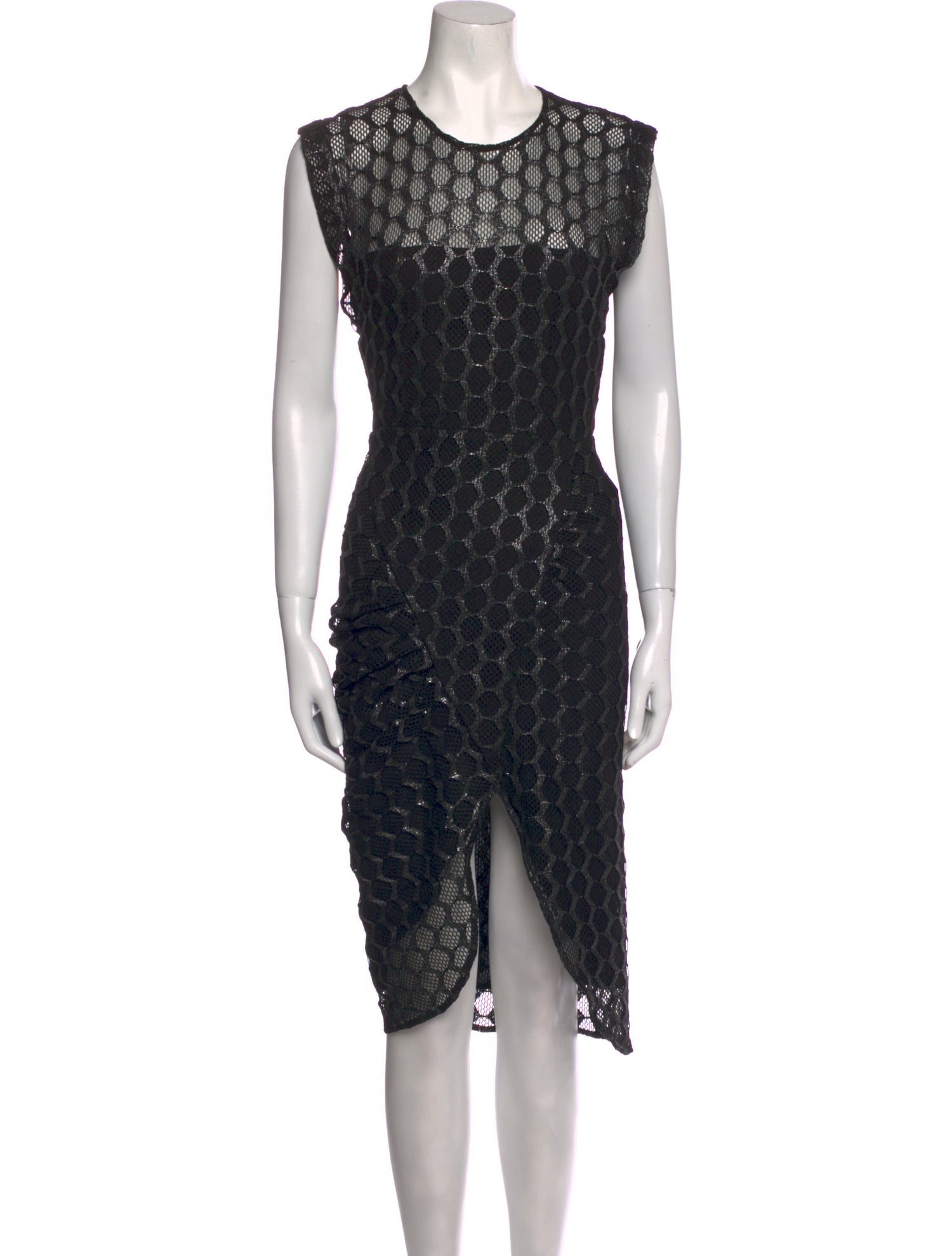 Iro Lace Pattern Midi Length Dress