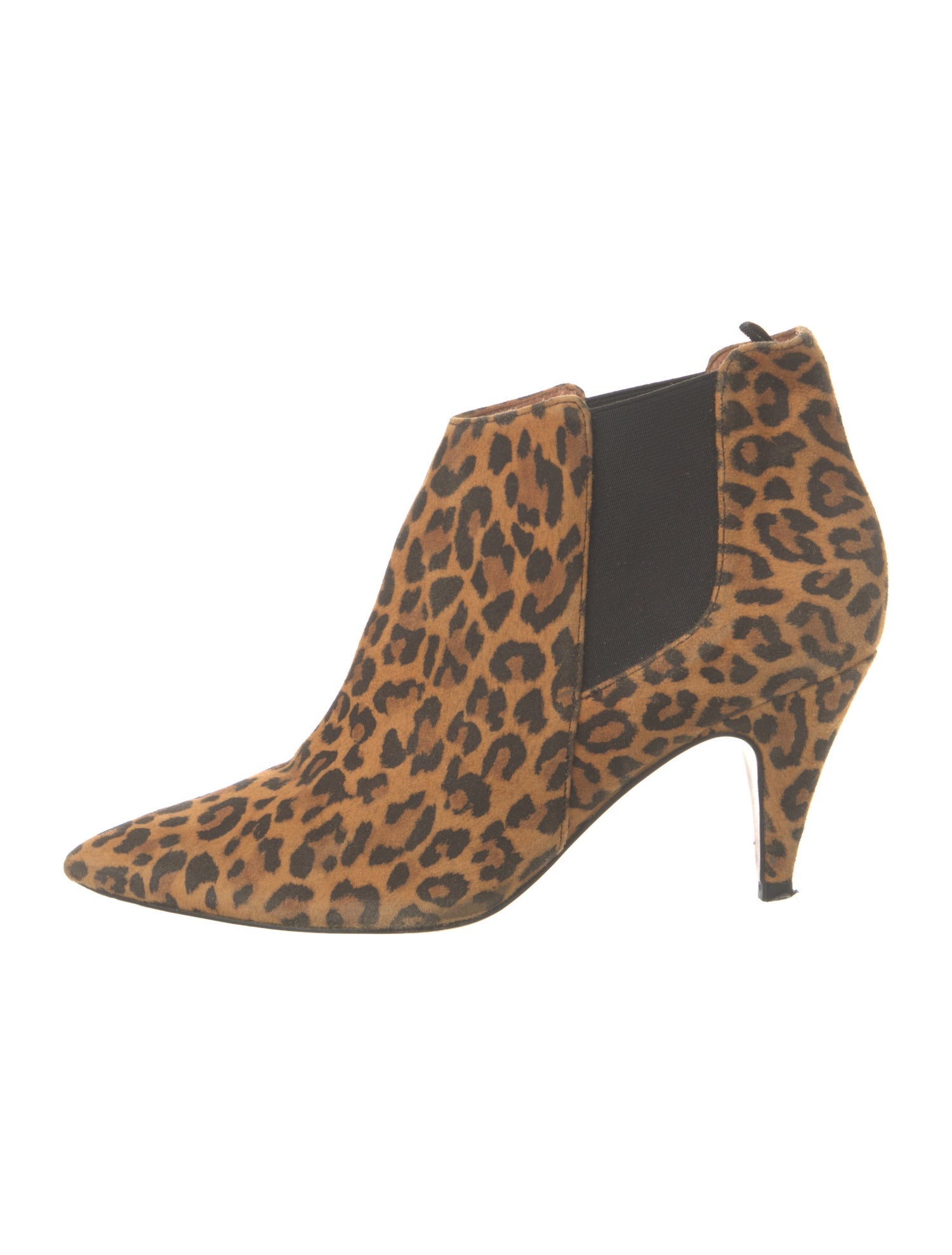 Iro Suede Animal Print Chelsea Boots