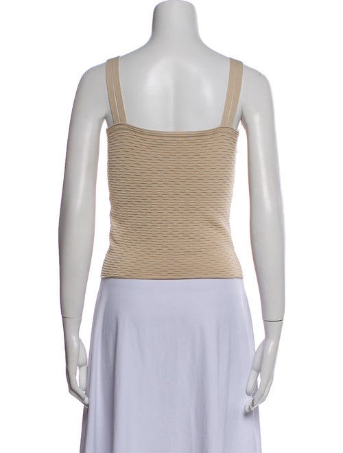 Iro Square Neckline Sleeveless Crop Top