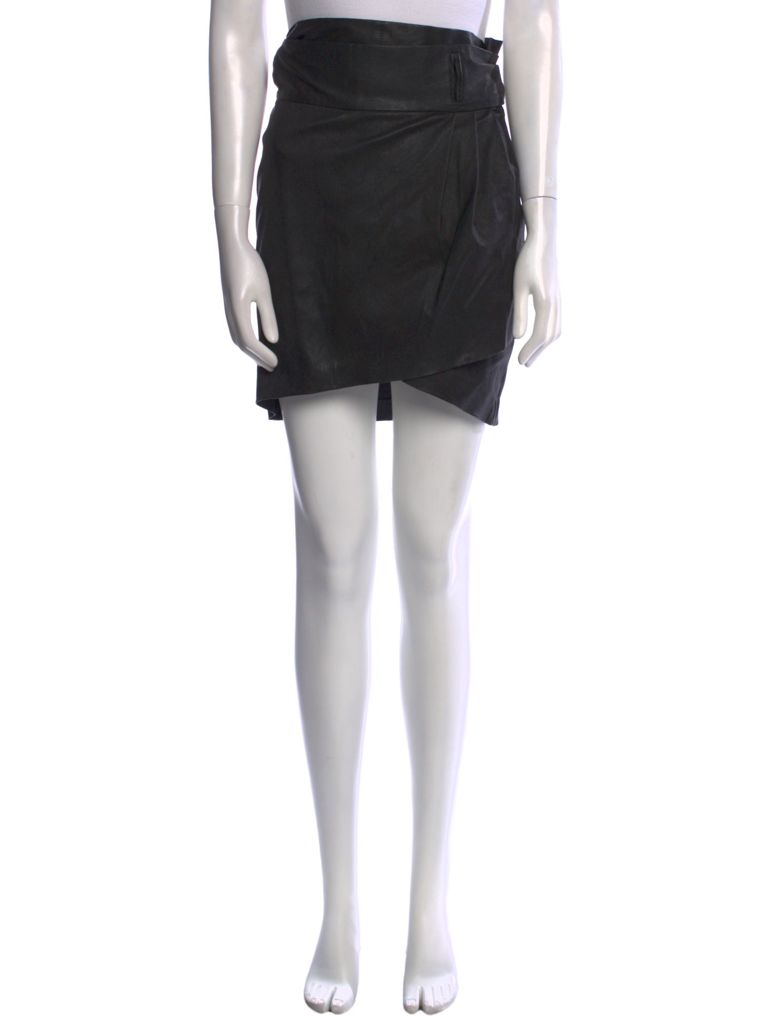 Iro Lamb Leather Mini Skirt