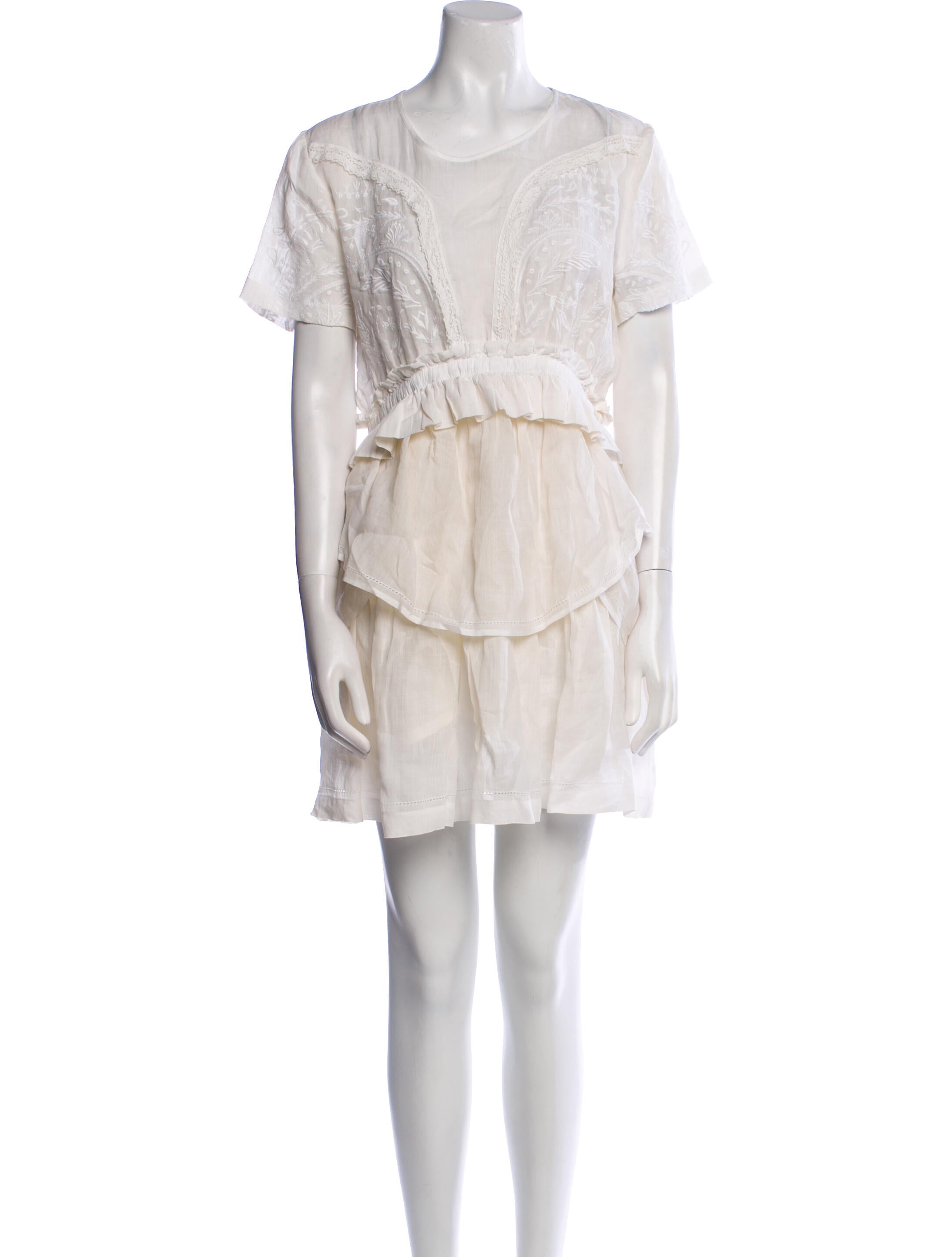 Iro Scoop Neck Mini Dress w/ Tags