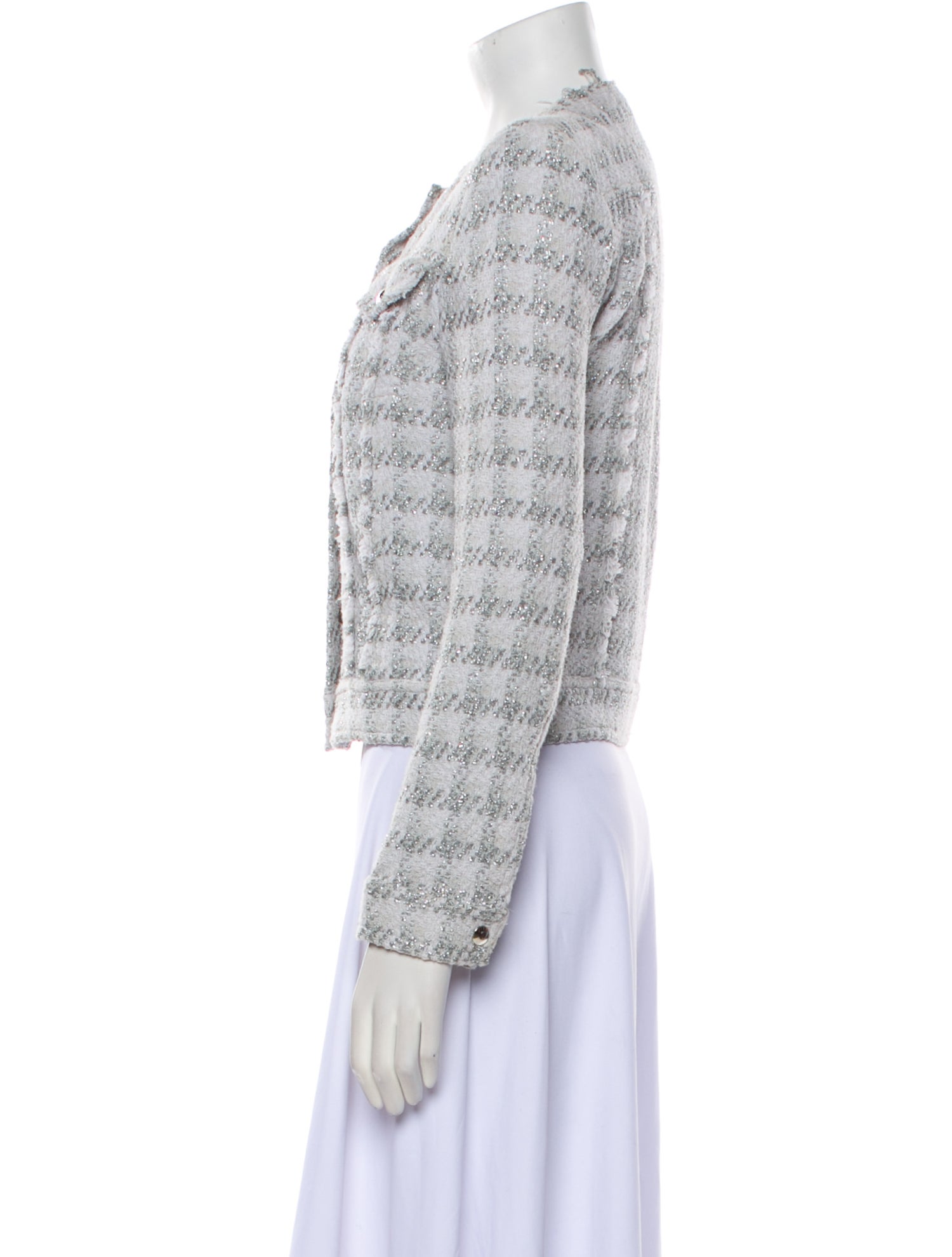 Iro Tweed Pattern Evening Jacket