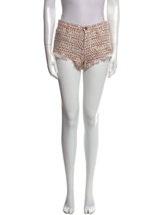 Iro Printed Mini Shorts