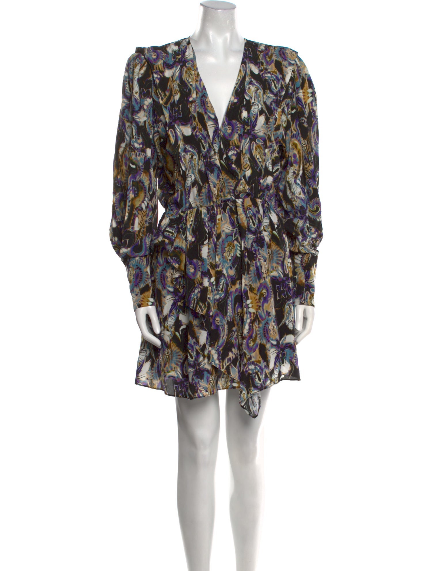 Iro Printed Mini Dress