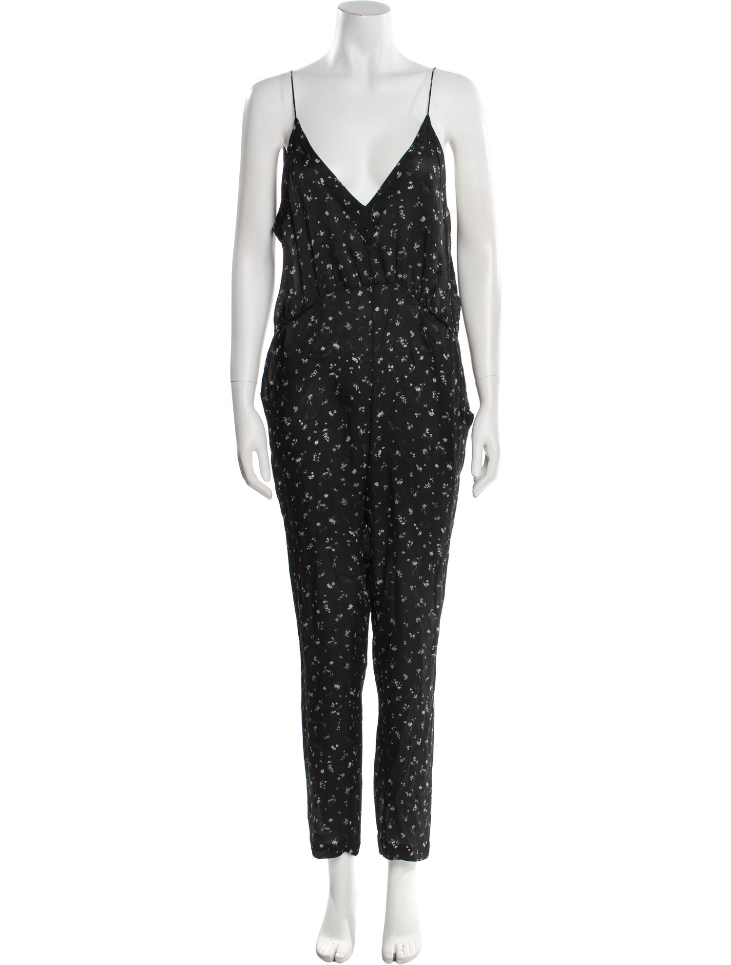 Iro Silk Printed Jumpsuit