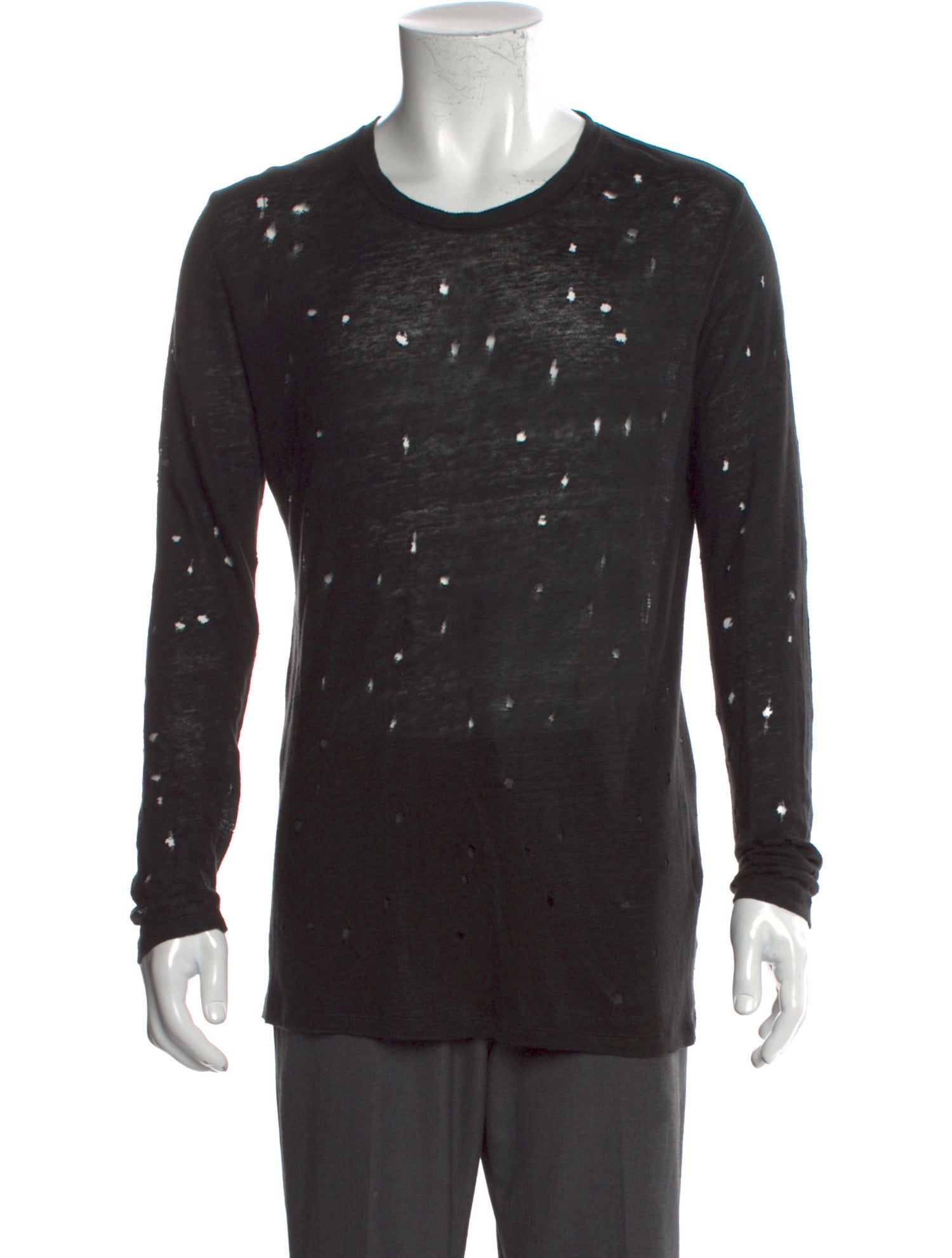 Iro Linen Scoop Neck T-Shirt