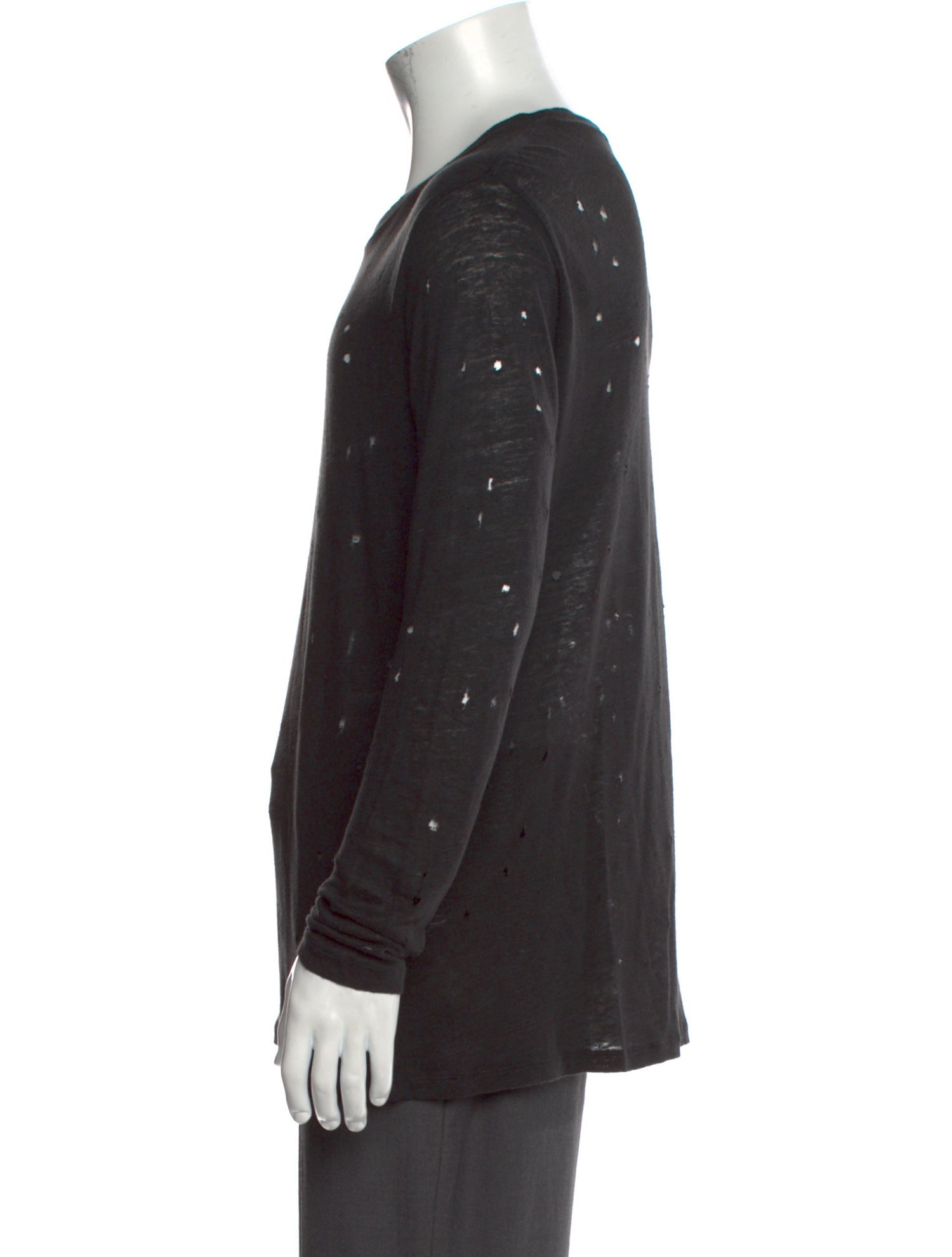 Iro Linen Scoop Neck T-Shirt