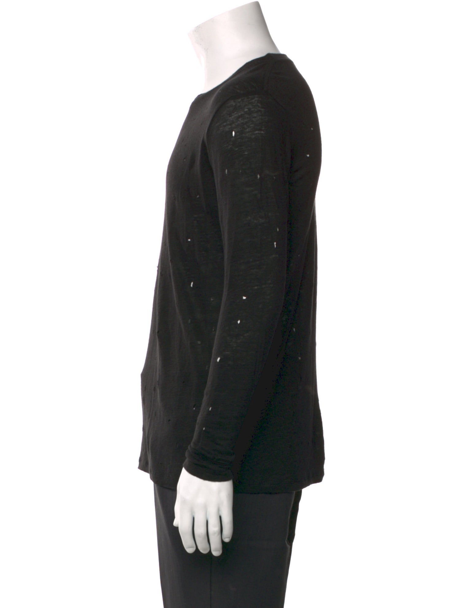 Iro Linen Crew Neck Henley