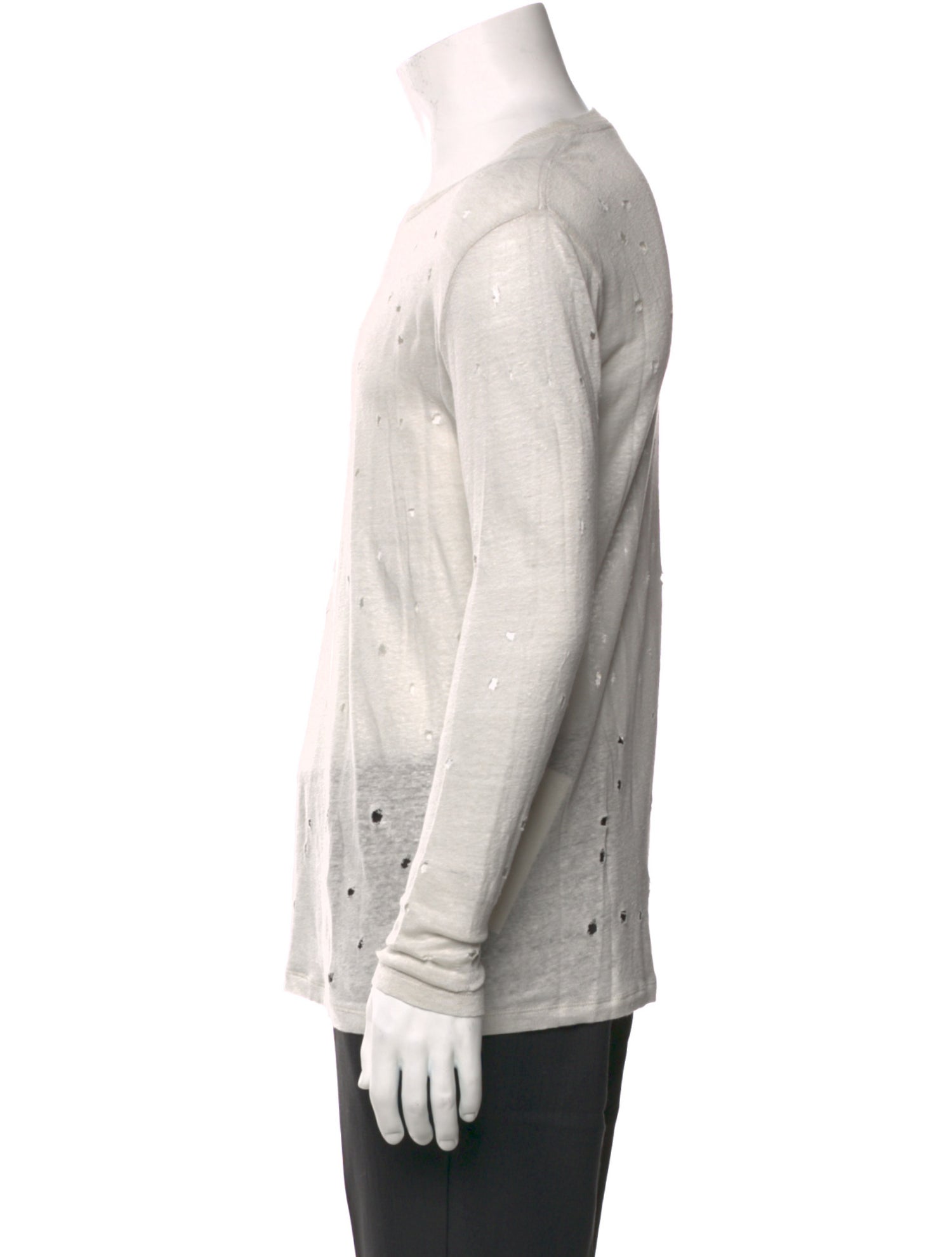 Iro Linen Scoop Neck T-Shirt