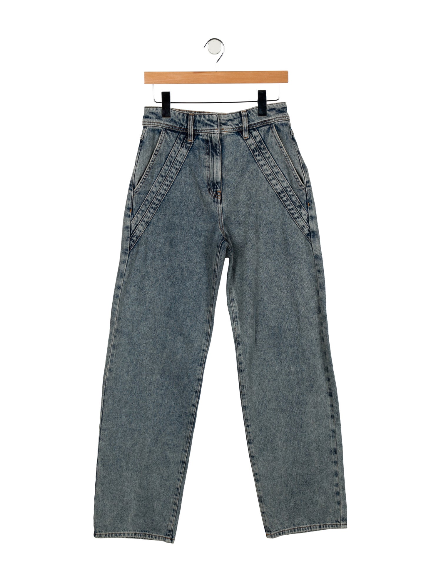 Iro Mid-Rise Wide Leg Jeans w/ Tags