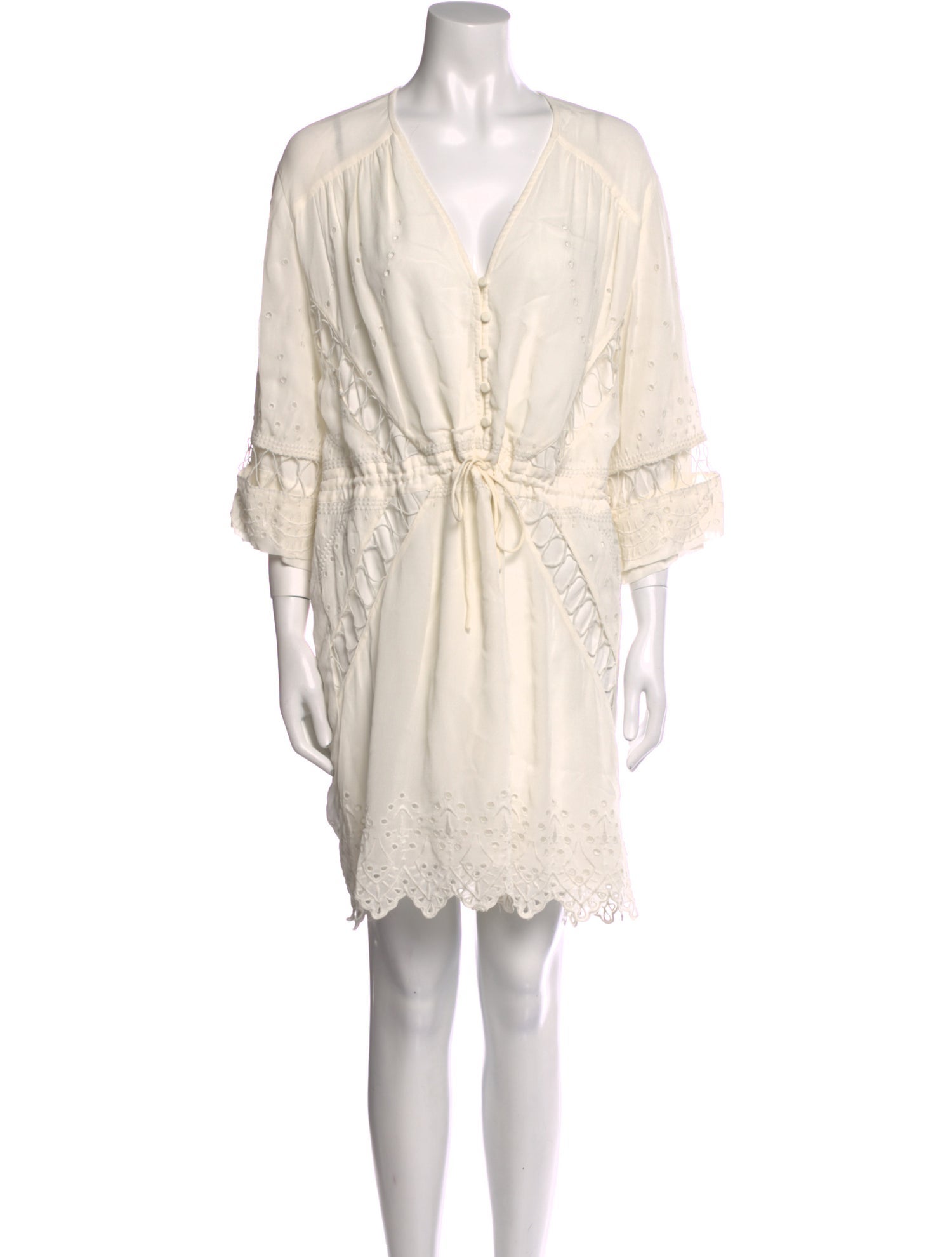 Iro V-Neck Mini Dress