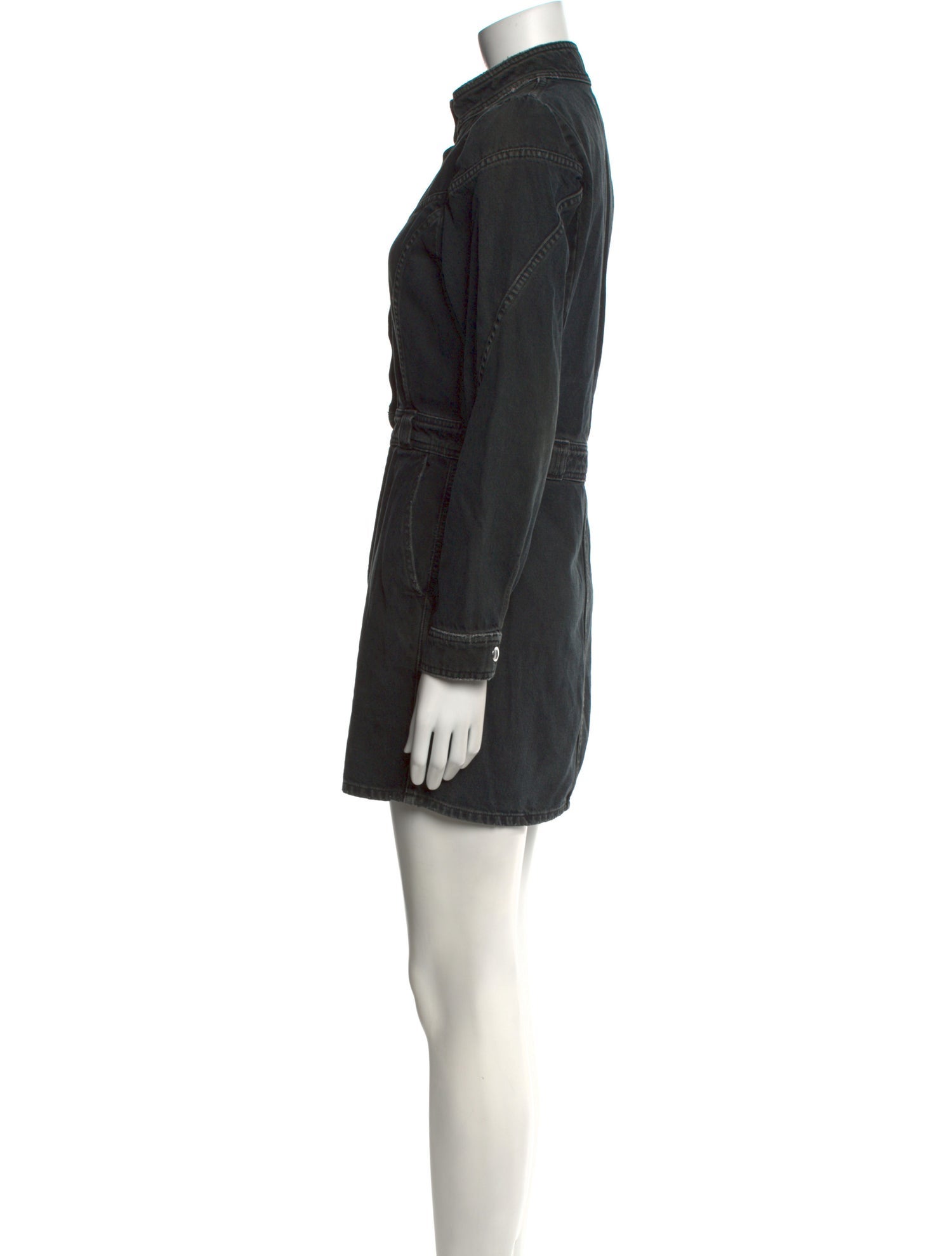 Iro Mock Neck Mini Dress