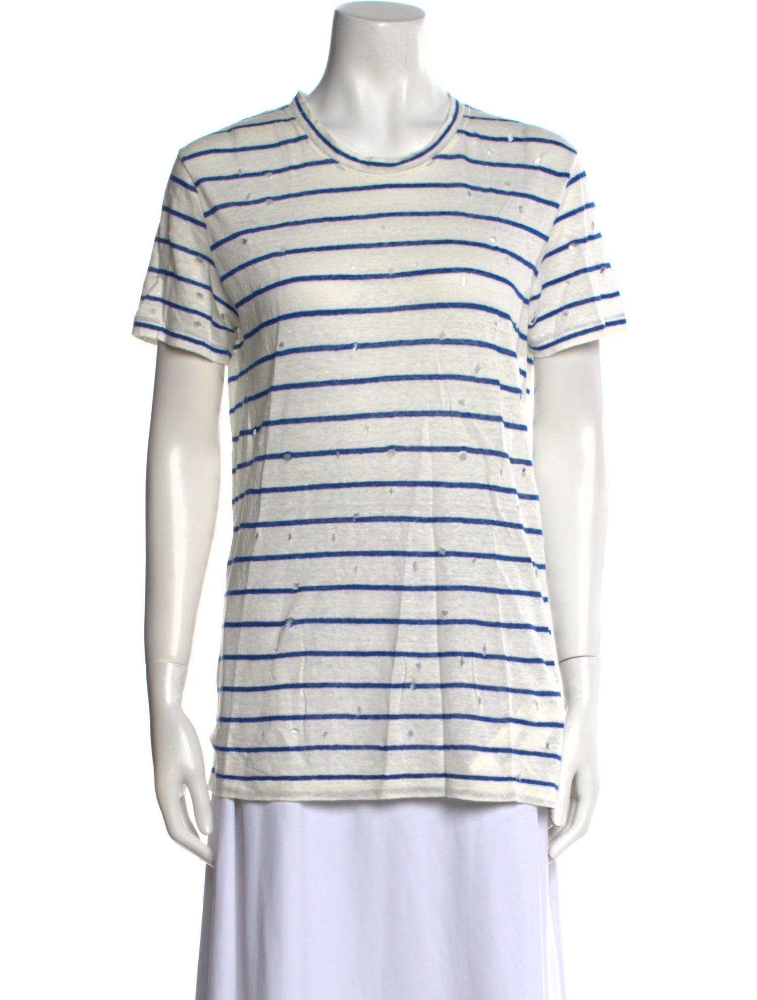 Iro Linen Striped T-Shirt